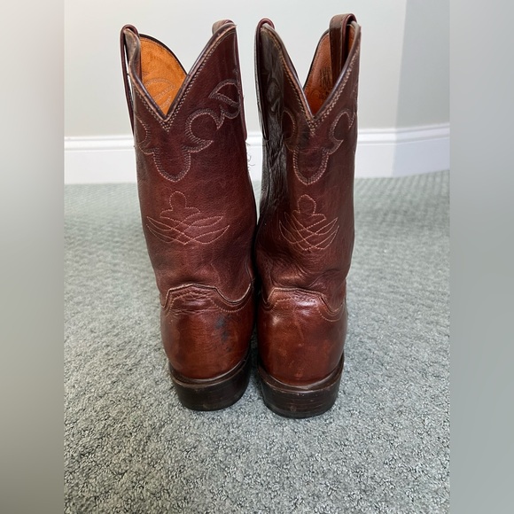 Lucchese Mens 9 D Mad Goat Roper Western Cowboy Boot Womens 10.5 Rodeo - Picture 5 of 11